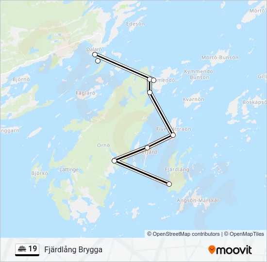 19 Ferry Line Map
