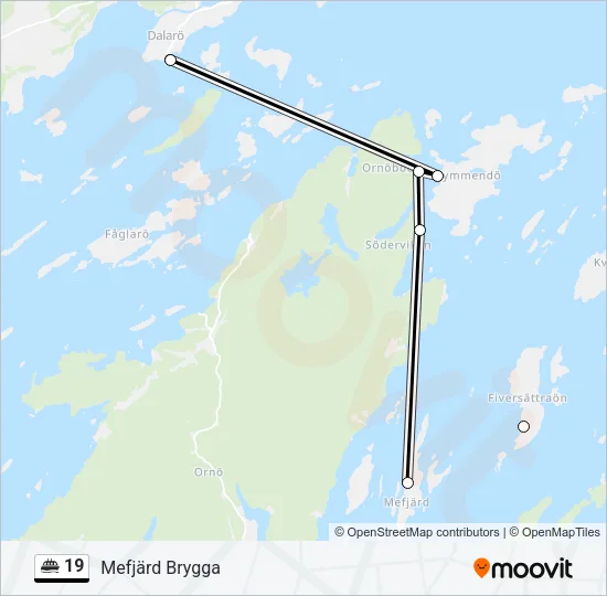 19 Ferry Line Map
