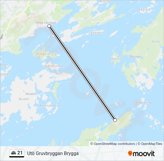 21 Ferry Line Map