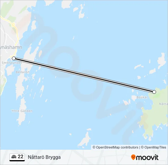22 Ferry Line Map