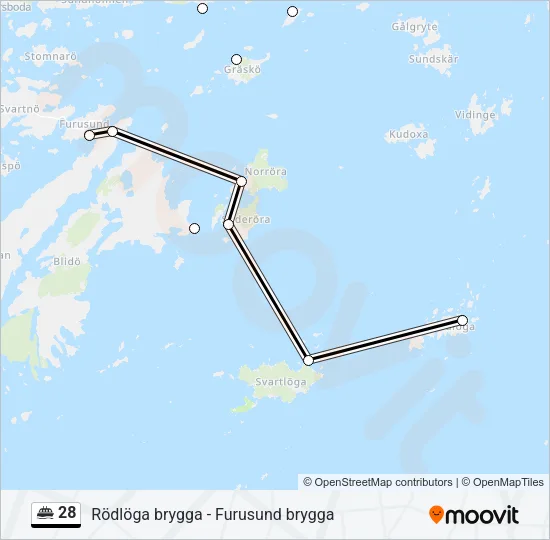 28 Ferry Line Map