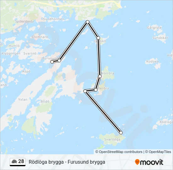 28 Ferry Line Map