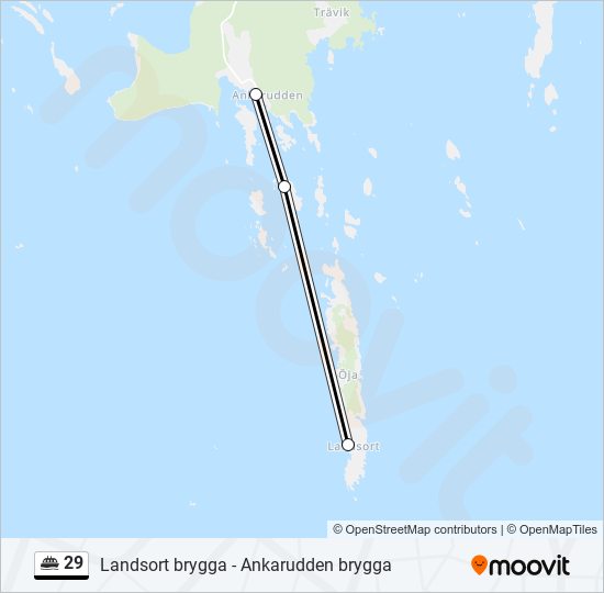 29 ferry Line Map