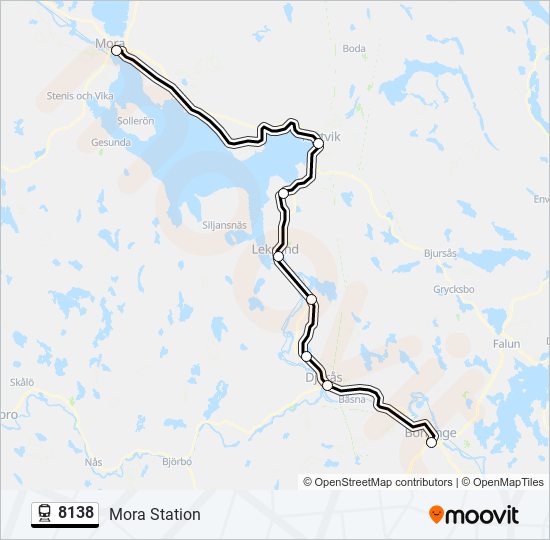 8138 train Line Map