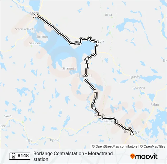 8148 Train Line Map