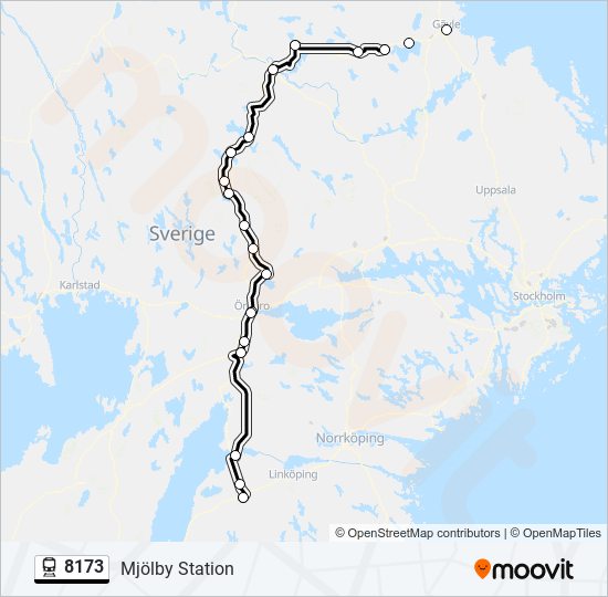 8173 train Line Map
