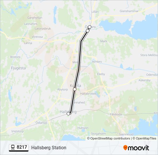 8217 train Line Map