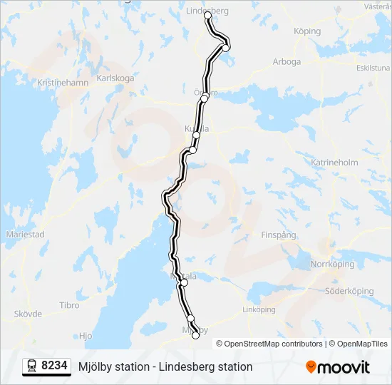 8234  Line Map