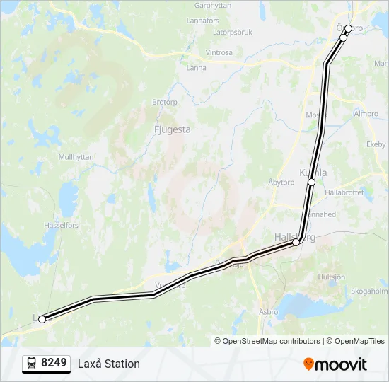 8249 Train Line Map