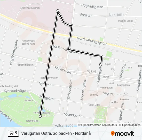 9  Line Map