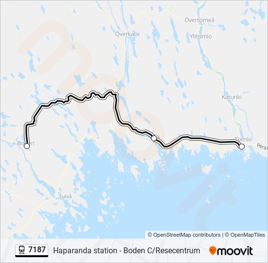 7187 train Line Map