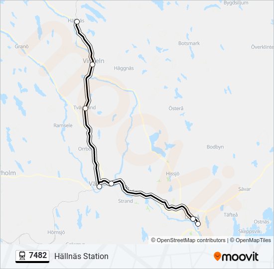 7482 train Line Map