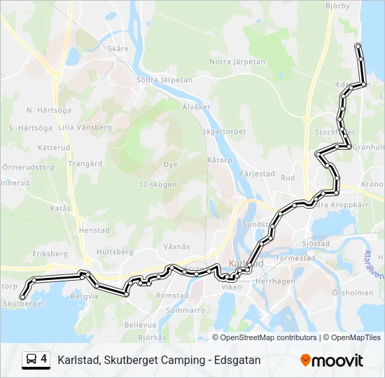 4 Bus Line Map