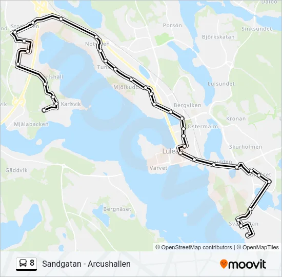 8  Line Map