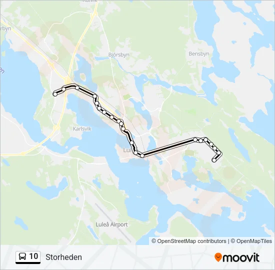 10  Line Map