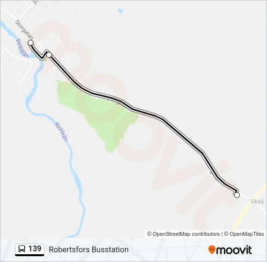 139 Bus Line Map