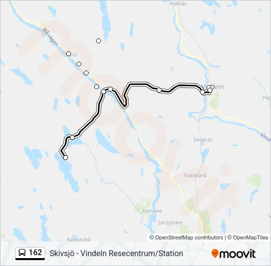 162 Bus Line Map
