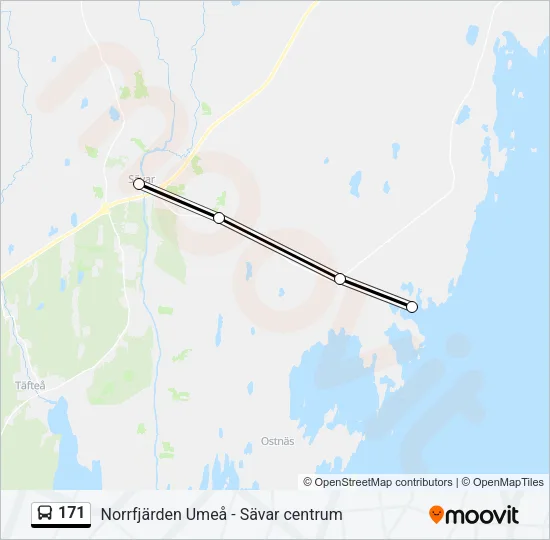171 Bus Line Map