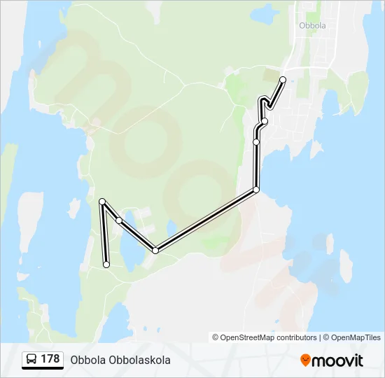 178 Bus Line Map