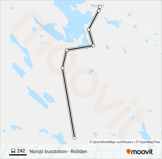 242 Bus Line Map