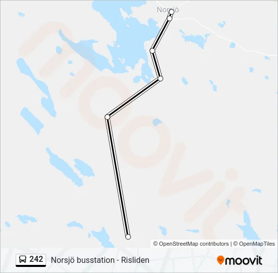 242 Bus Line Map