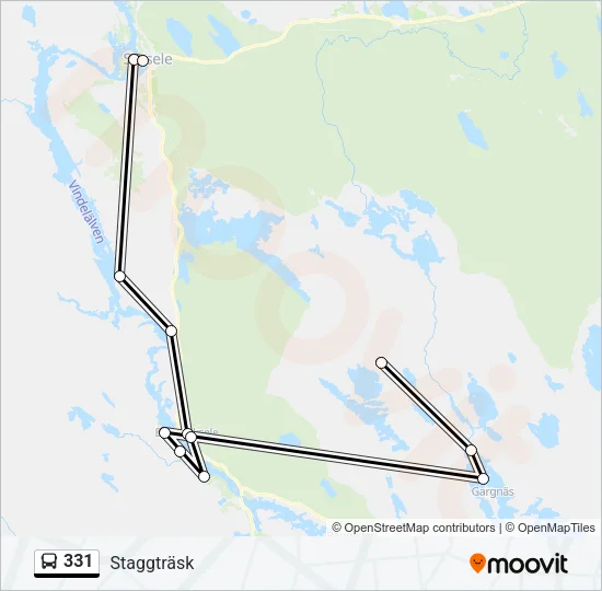 331 Bus Line Map