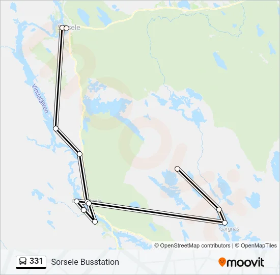 331 Bus Line Map