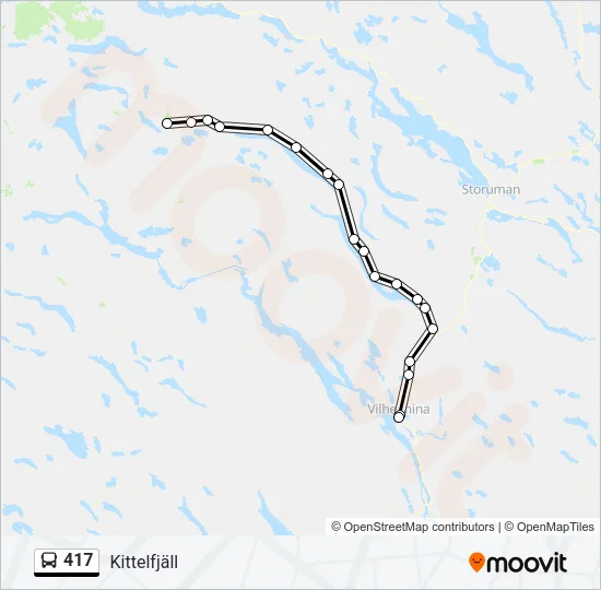 417 Bus Line Map