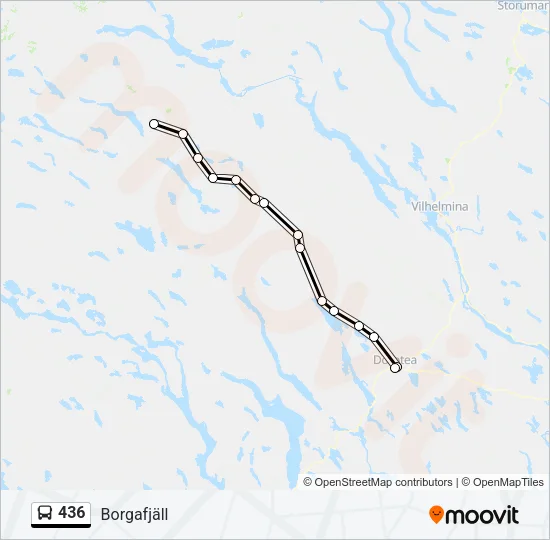 436 Bus Line Map
