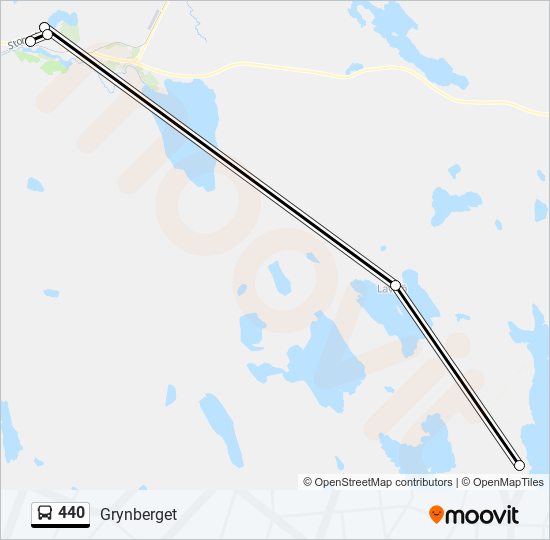 440 bus Line Map