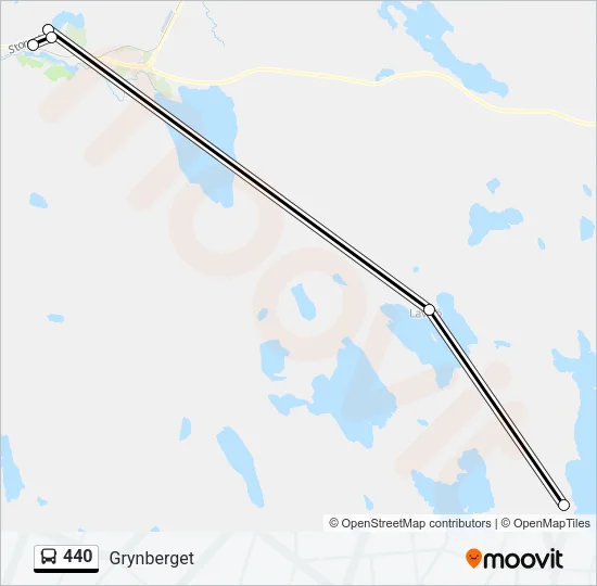 440 Bus Line Map