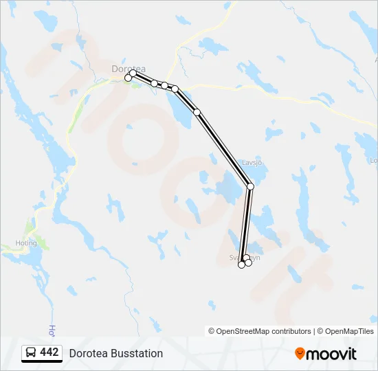 442 Bus Line Map