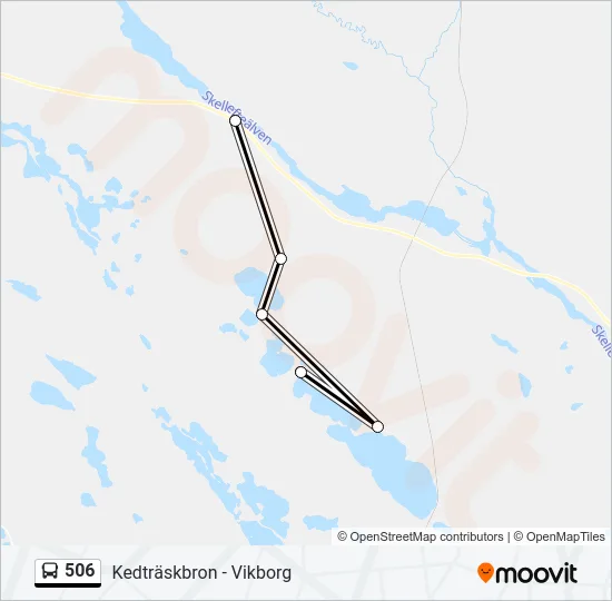 506 Bus Line Map