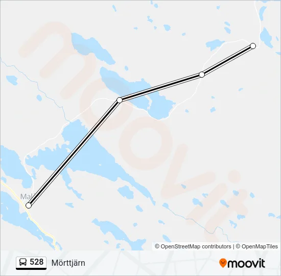 528 Bus Line Map