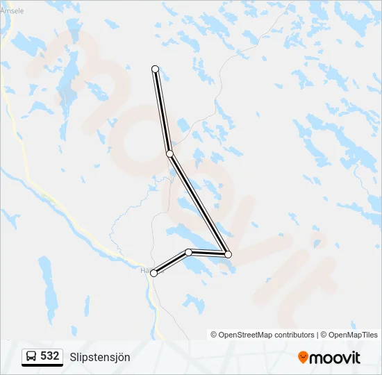 532 Bus Line Map