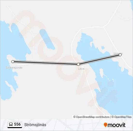 556 Bus Line Map