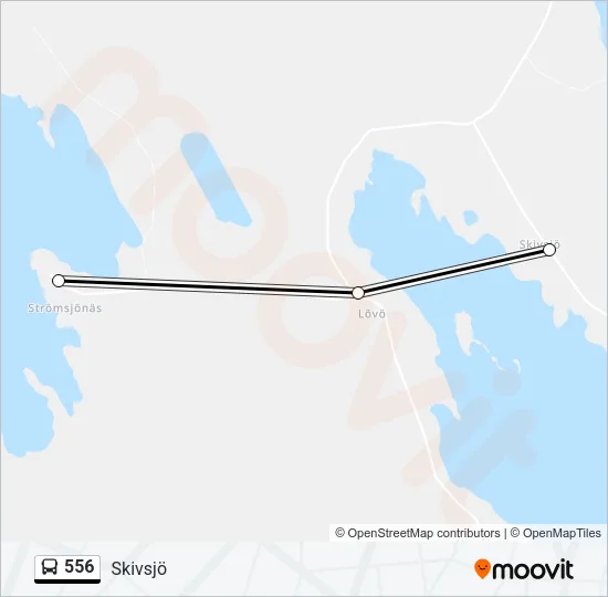 556 Bus Line Map