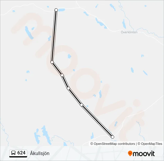 624 Bus Line Map