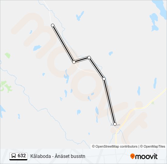 632 bus Line Map