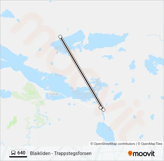 640 Bus Line Map