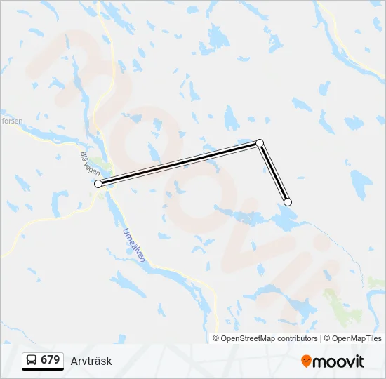 679 Bus Line Map