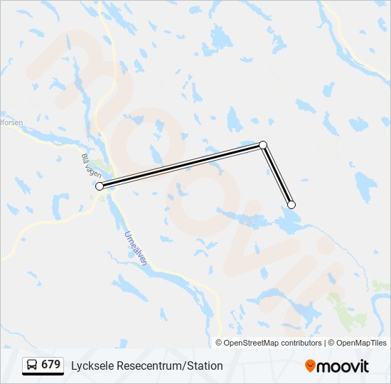 679 bus Line Map