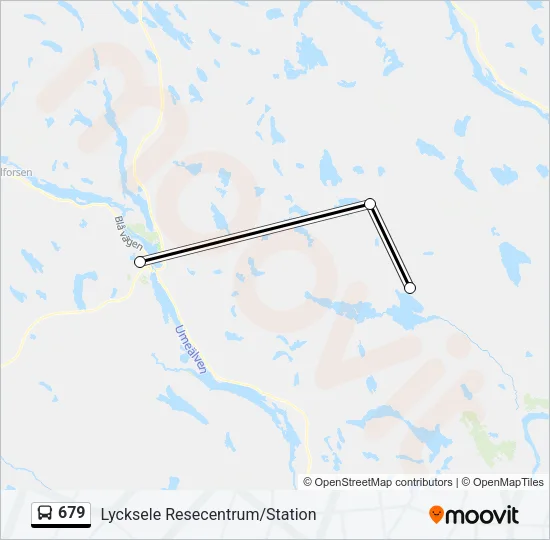 679 Bus Line Map