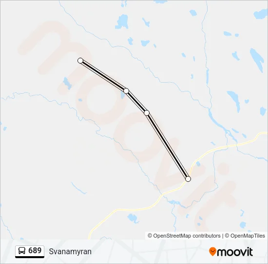 689 Bus Line Map