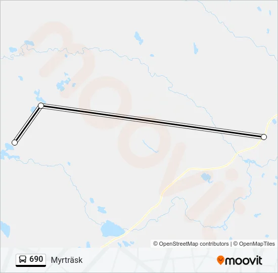 690 Bus Line Map