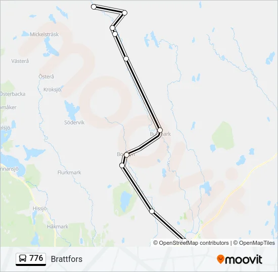 776 Bus Line Map