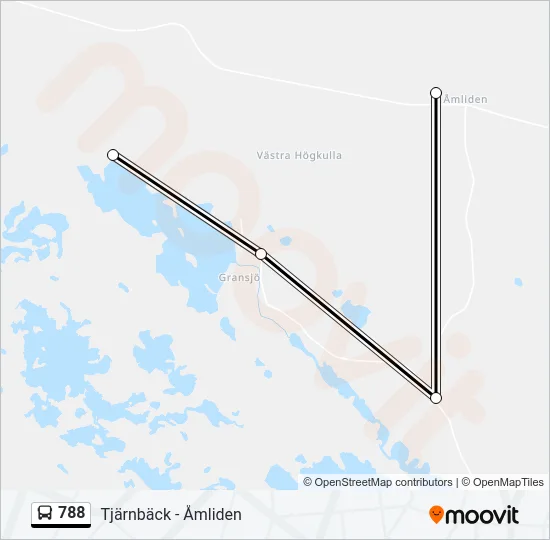 788 Bus Line Map