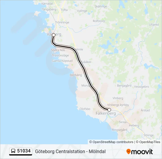 51034 Bus Line Map