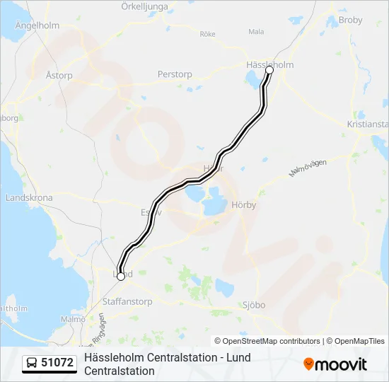 51072 Bus Line Map