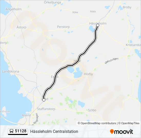 51128 Bus Line Map